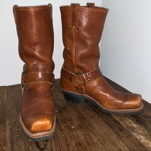 Women's Frye Harness Motorcycle Western Boots